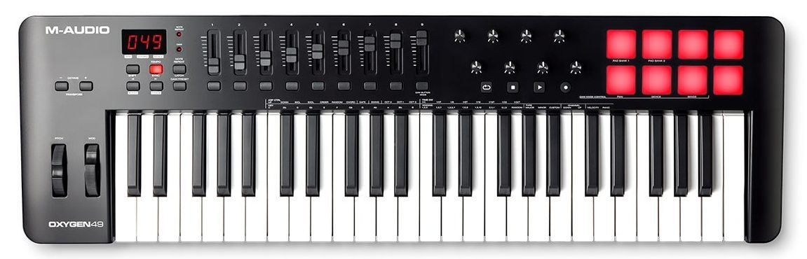 M-Audio Oxygen 49 MKV  USB MIDI клавиатура, 49 клавиш