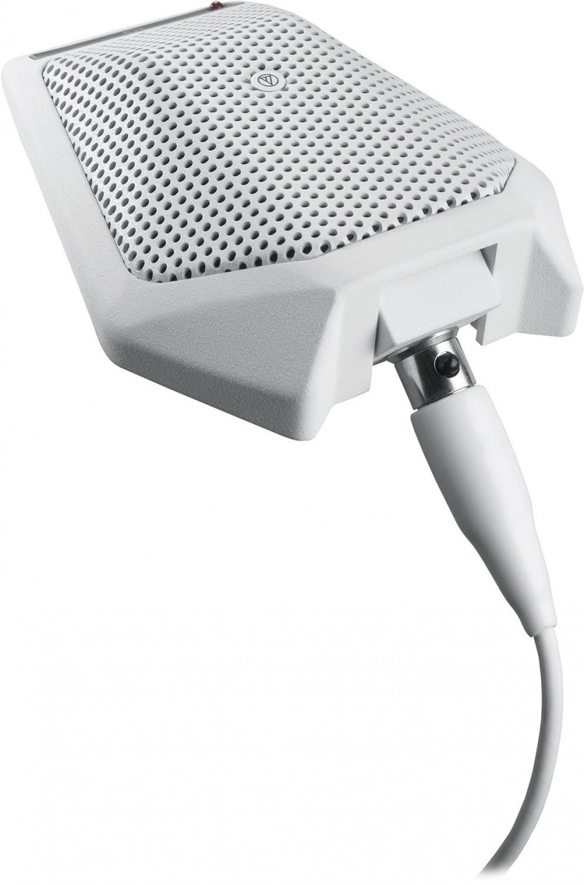Audio-Technica U891RWx поверхностный микрофон с выключателем, цвет белый