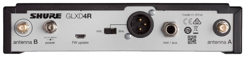 Shure GLXD14RE/SM31 Z2 цифровая рековая радиосистема с бодипаком и головным микрофоном SM31 для фитнес-инструкторов, 2404-2478 МГц