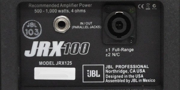 JBL JRX125 акустическая система, 500 Вт