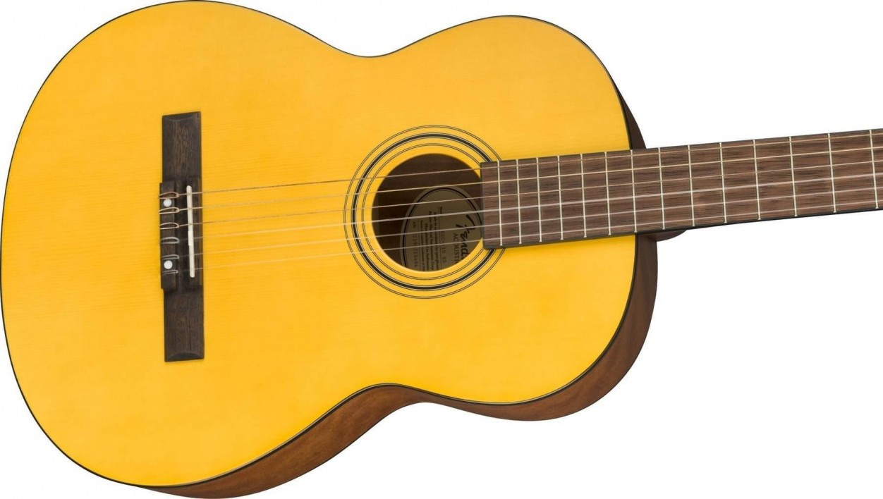 Fender ESC-110 Classical классическая гитара, цвет натуральный, в комплекте чехол
