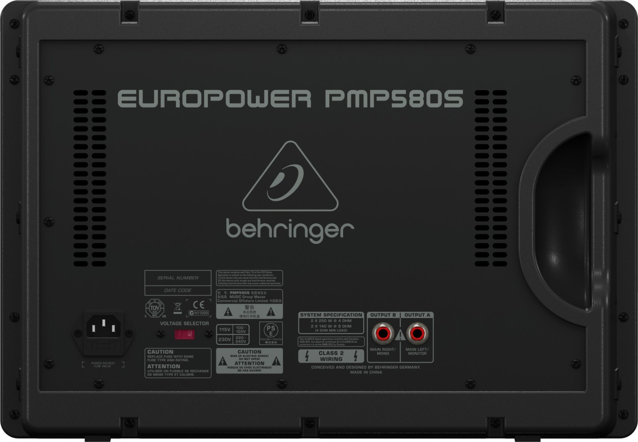 Behringer PMP580S микшер-усилитель