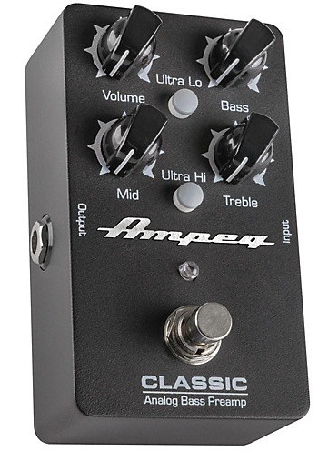 Ampeg Classic Analog Bass Preamp напольный басовый предусилитель педаль