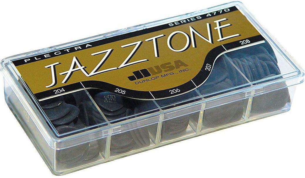 Dunlop Jazztone Display 4770  короб с медиатор, 477R208,477R207,477R206,477R205,477R204 - 36 шт, 180 шт