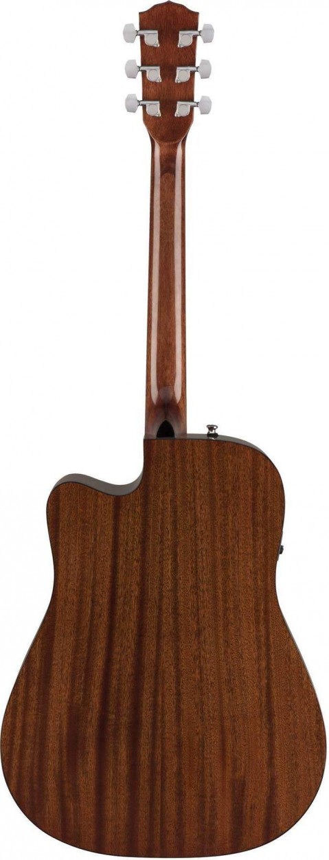 Fender CD-60SCE Dread Nat WN электроакустическая гитара, цвет натуральный