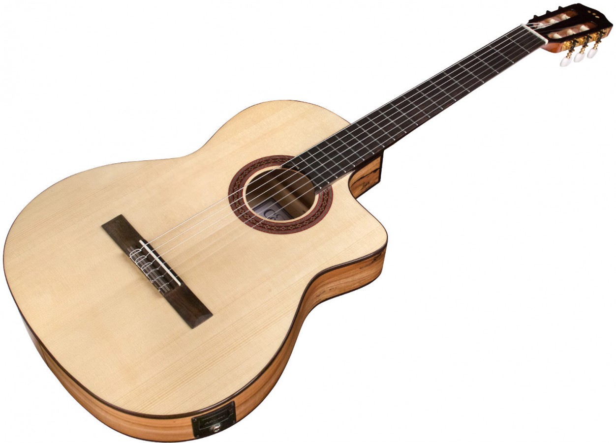 Cordoba C5-Cet Spalted Maple Limited электроакустическая гитара, цвет натуральный
