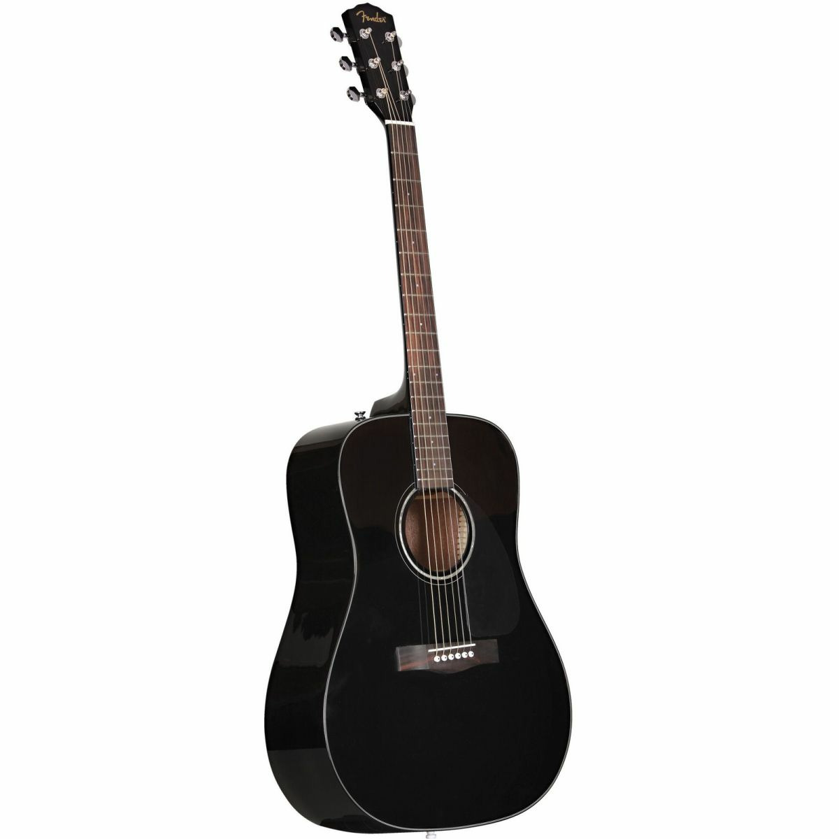 Fender CD-60 Dread V3 DS BLK WN  акустическая гитара, цвет черный
