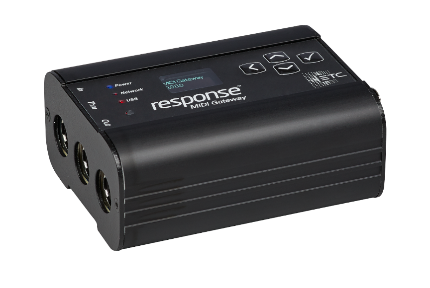 ETC RSN-MIDI-RM Response MIDI Gateway, Rack-Mount Style  шлюз для передачи MIDI сигнала через Ethernet или USB