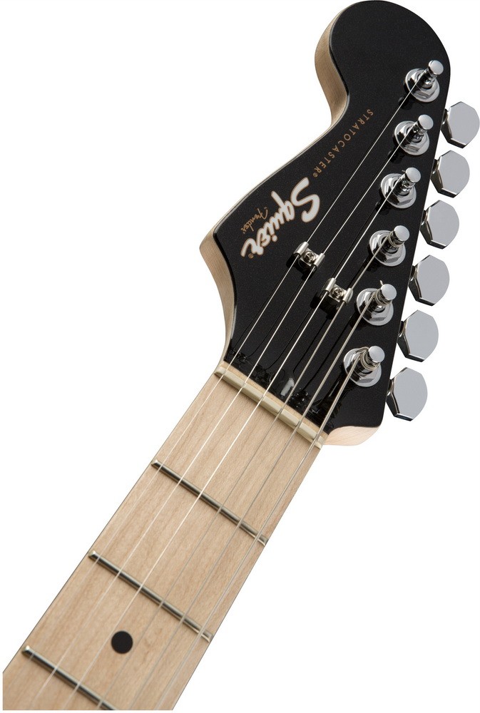 Fender Squier Contemporary Stratocaster HH Left-Handed, Maple Fingerboard, Black Metallic электрогитара левосторонняя, черная