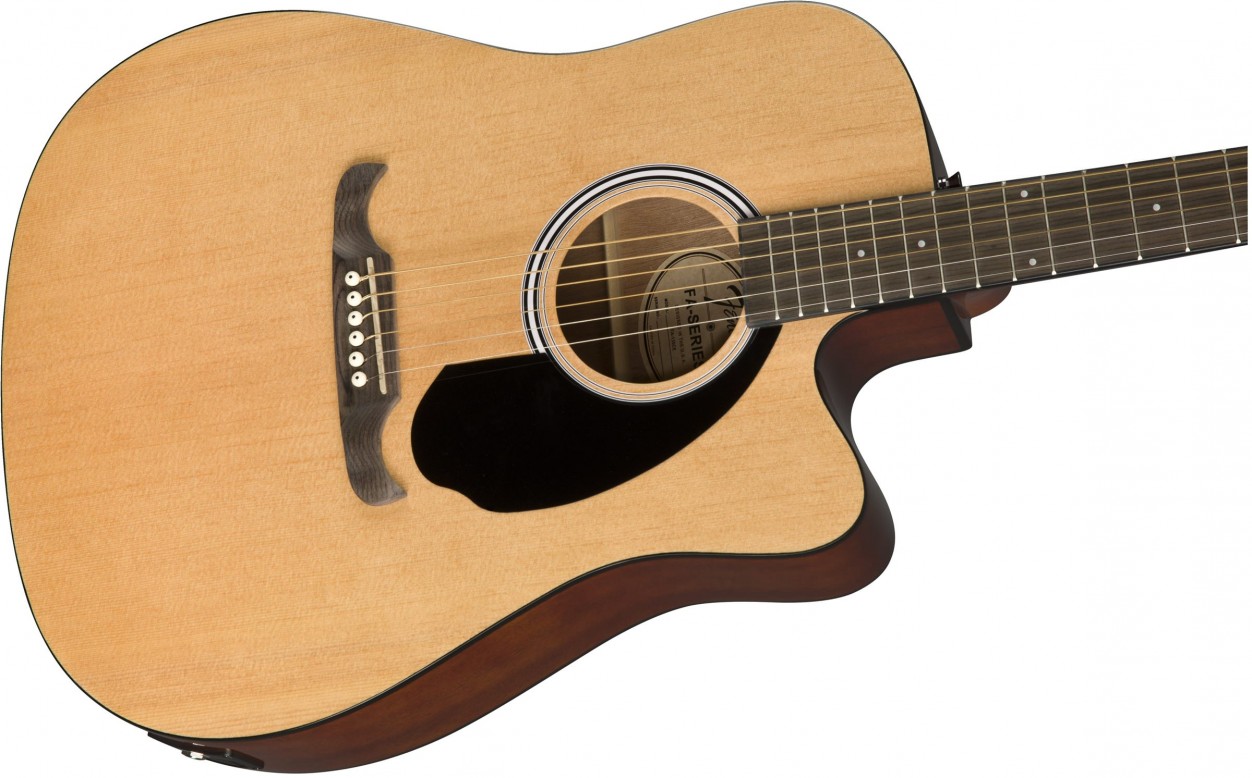 Fender FA-125CE Dreadnought Natural электроакустическая гитара, дредноут, цвет натуральный