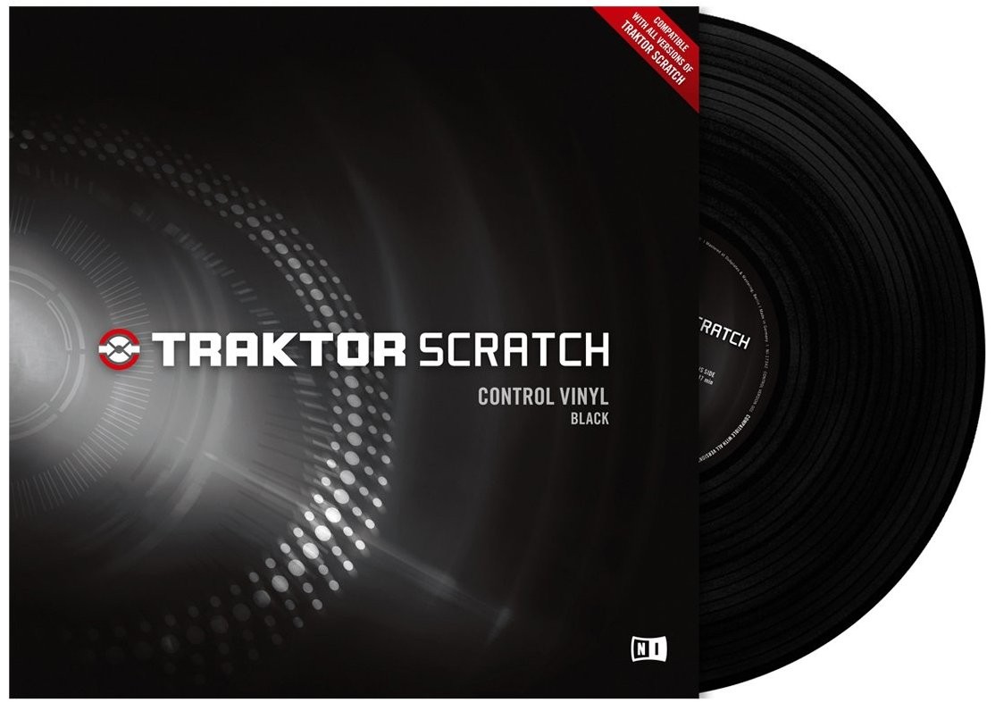 Native Instruments Traktor Scratch Pro Control Vinyl Black виниловый диск с таймкодом Mk2 для системы Traktor Scratch Pro, цвет черный