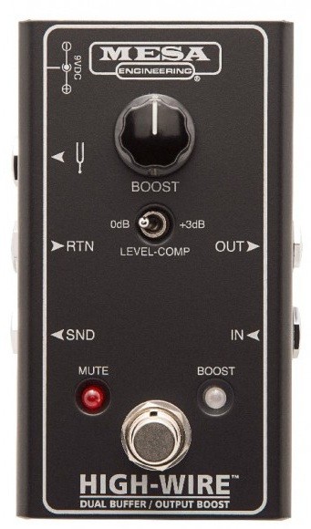 Mesa Boogie High-Wire™ Dual Buffer & Output Boost «двойной» буфер со встроенным бустером сигнала и петлей эффектов