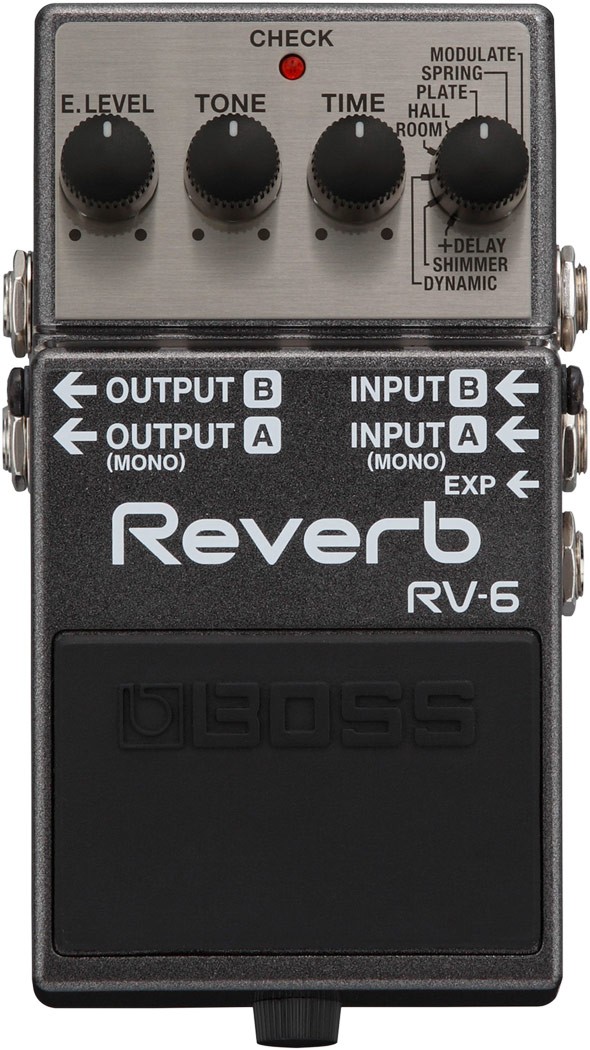 Boss RV-6 гитарная педаль эффекта ревербериации