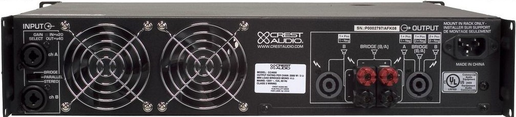 Crest Audio CC4000 усилитель мощности