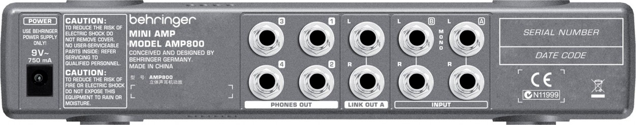 Behringer AMP800 MiniAmp усилитель-распределитель