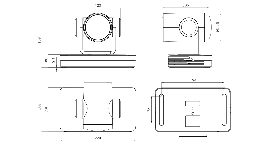 Prestel 4K-PTZ812P PTZ камера для видеоконференцсвязи