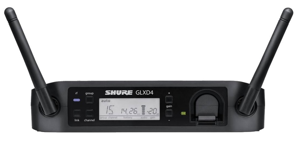 Shure SLXD24/B87A H56 радиосистема с ручным микрофоном Beta 87A, 518-562 МГц, цвет черный