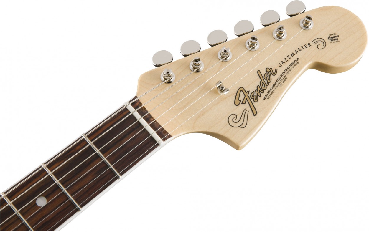 Fender American Original '60s Jazzmaster®, Rosewood Fingerboard, Olympic White электрогитара с кейсом, цвет белый