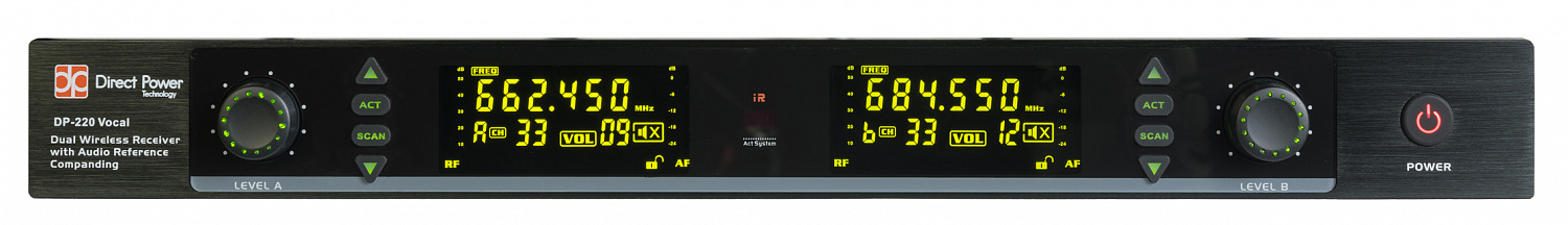 Direct Power Technology DP-220 Vocal вокальная радиосистема с ручными передатчиками
