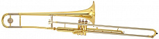 Yamaha YSL-354V  тромбон Bb тенор 3-х помповый, Yellow-brass раструб 12.7/204.4 мм