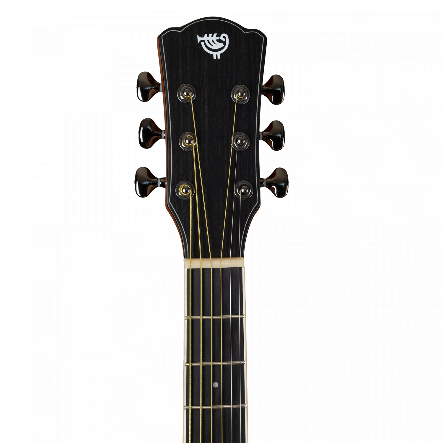 Rockdale Aurora D10 С Nat Solid акустическая гитара дредноут с вырезом, цвет натуральный, глянцевое покрытие