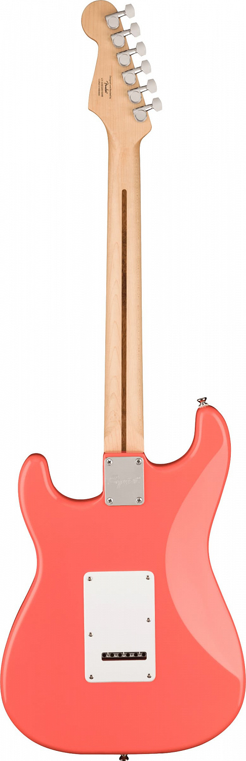 Fender Squier Sonic Strat HSS MN Tahitian Coral электрогитара, цвет коралловый