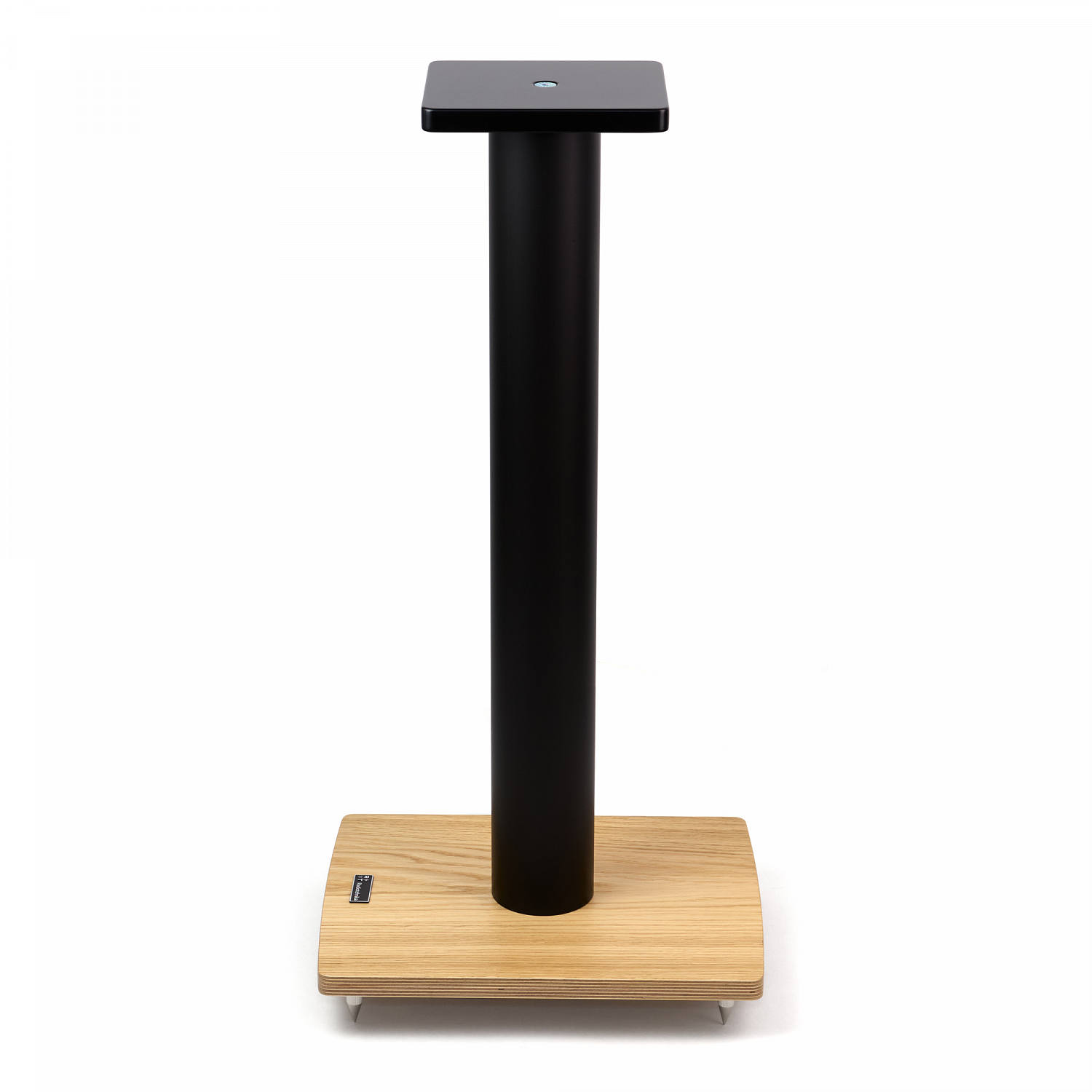 Radiotehnika T7B Black/Wood стойка для акустики, цвет черный/натуральное дерево