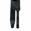 Fidel FL50003L ремень гитарный кожаный, серия Leather, цвет черный матовый