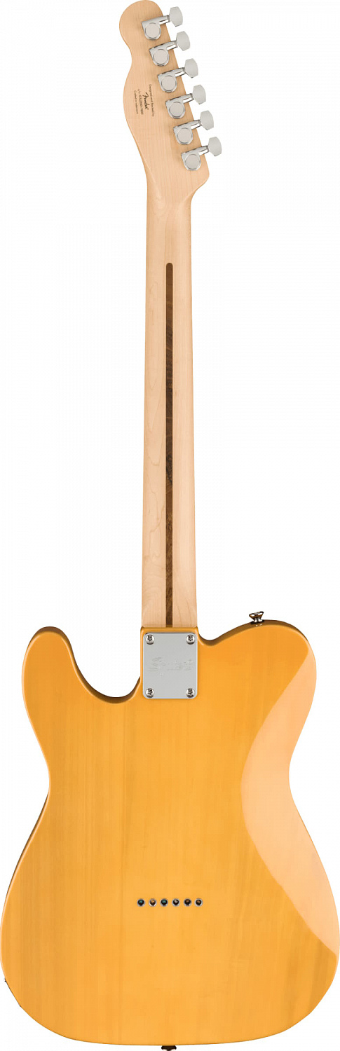 Fender Squier Affinity Telecaster Left-Handed MN BTB электрогитара, цвет желтый