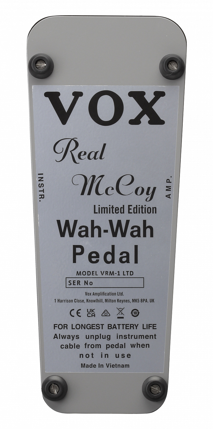 VOX Real MCCoy Wah Limited Edition педаль wah-wah