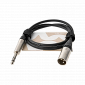 AVCLink Cable-957/5 Black кабель аудио Jack stereo - XLR штекер, 5 метров