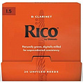 Rico RCA0115-B25  трости для кларнета Bb, RICO (1 1/2), 25 шт. в пачке