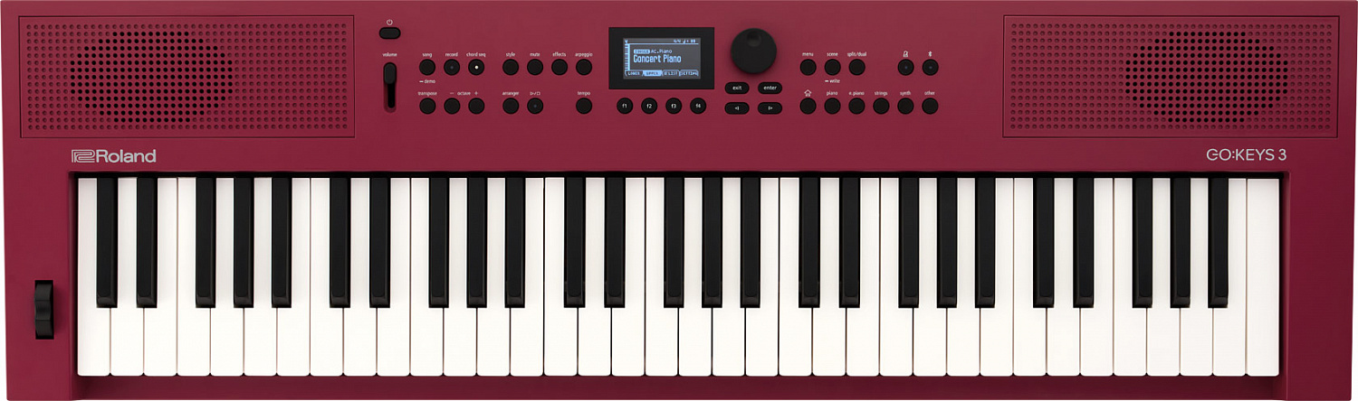 Roland Go:Keys-3-RD  цифровые пианино, 61 клавиша, цвет красный