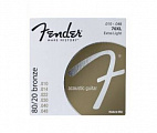 Fender Strings Acoustic 70XL 80/20 BRNZ Ball End 10-48 струны для акустической гитары, бронза