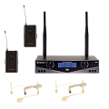 Radiowave UHS-802S радиосистема с 2 головными микрофонами с выборной частотой телесного цвета