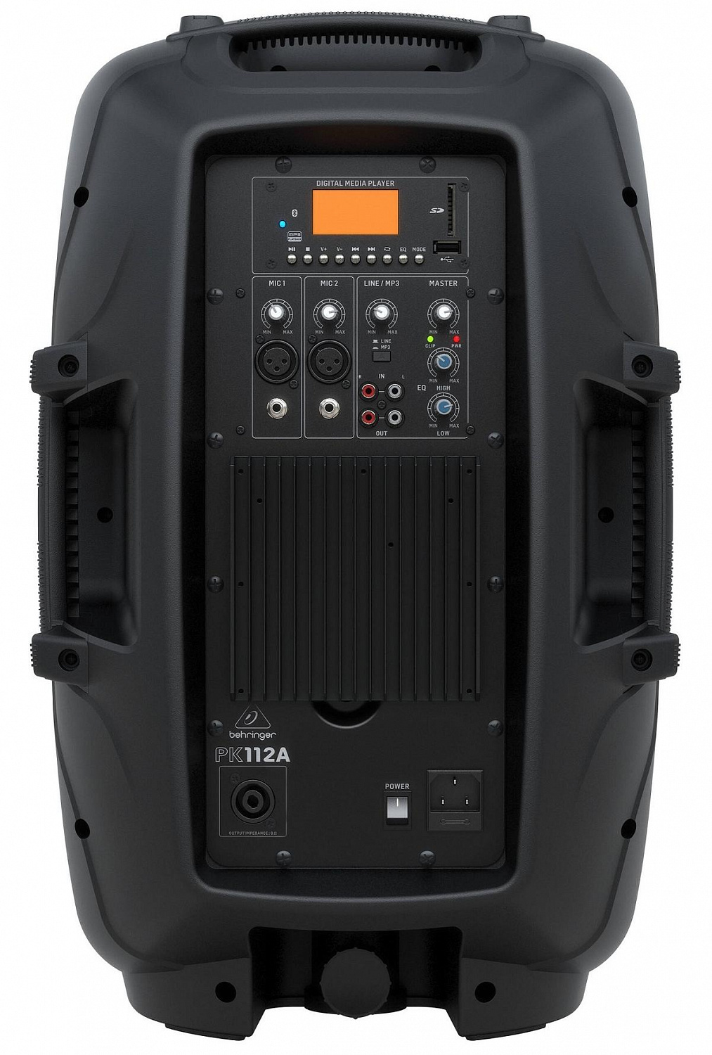 Behringer PK112A активная акустическая система, 2-х полосная, 600 Вт, 20 Гц - 20 кГц, 95 дБ, MP3,